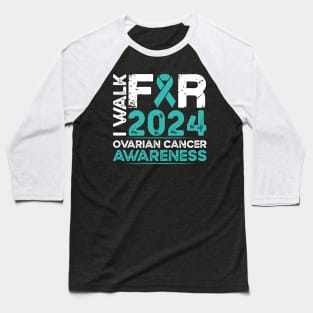 Ovarian Cancer Awareness 2024 Walk Baseball T-Shirt